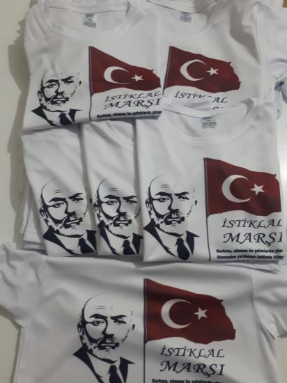 İstiklal Marşı ve Mehmet Akif Ersoy  Etkinlik Tişörtleri